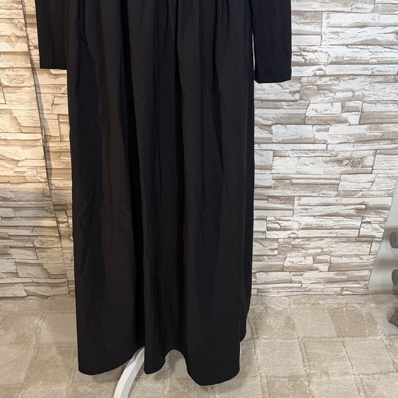 URBAN REVIVO Small Elegant Black Maxi Dress - Picture 6 of 14